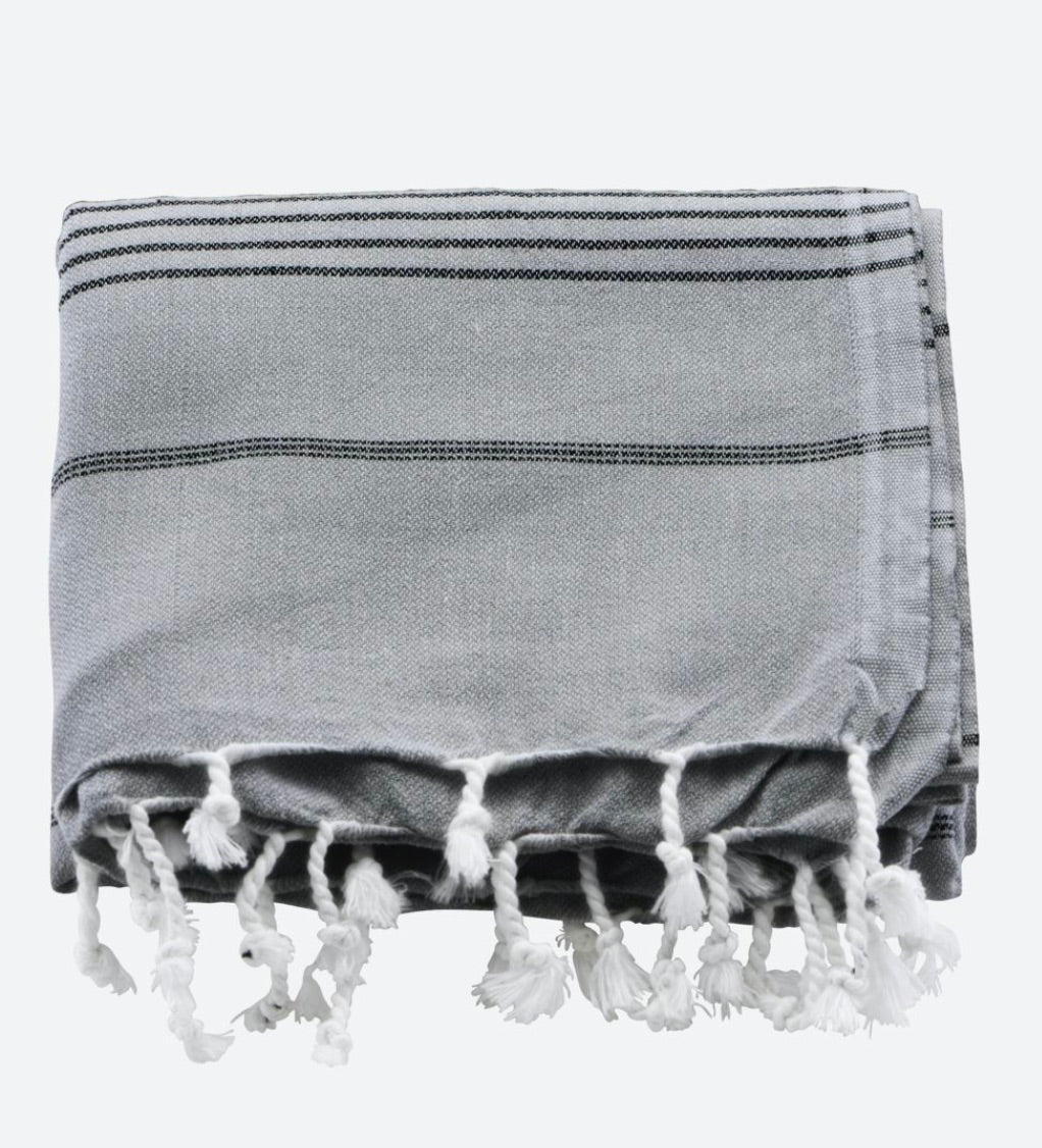 Hammam-Handtuch, Hammam Towels, Grau
