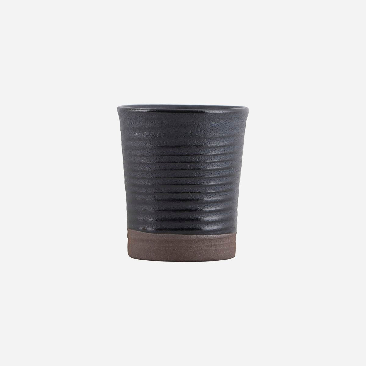 Espresso Tasse Eierbecher blau/ schwarz